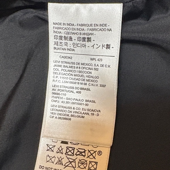 Men's Black Denim Jacket size M - Picture 10 of 15